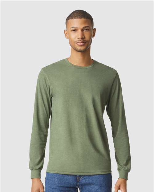 Unisex Soft CVC Long Sleeve T-Shirt