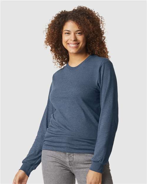 Unisex Soft CVC Long Sleeve T-Shirt
