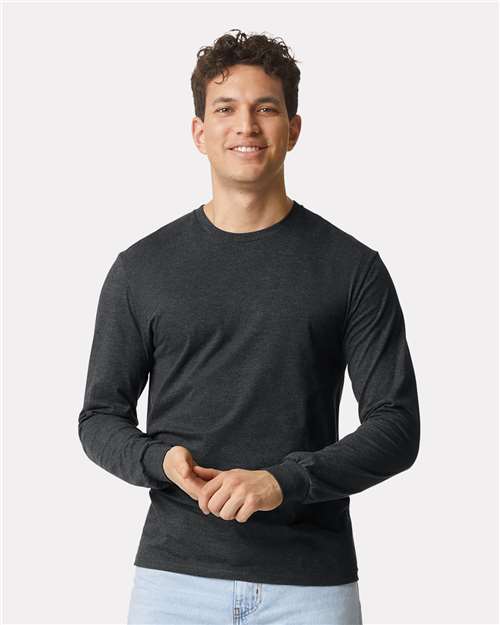 Unisex Soft CVC Long Sleeve T-Shirt