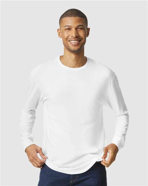Unisex Soft CVC Long Sleeve T-Shirt