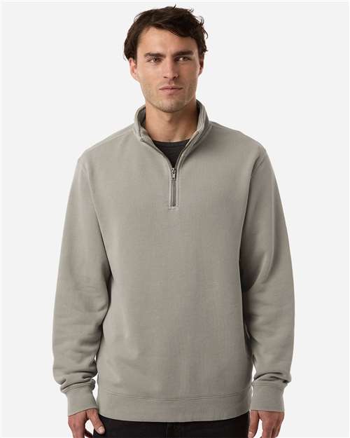 Unisex Pigment-Dyed Quarter-Zip Pullover