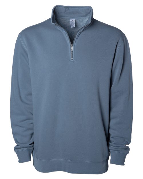 Unisex Pigment-Dyed Quarter-Zip Pullover