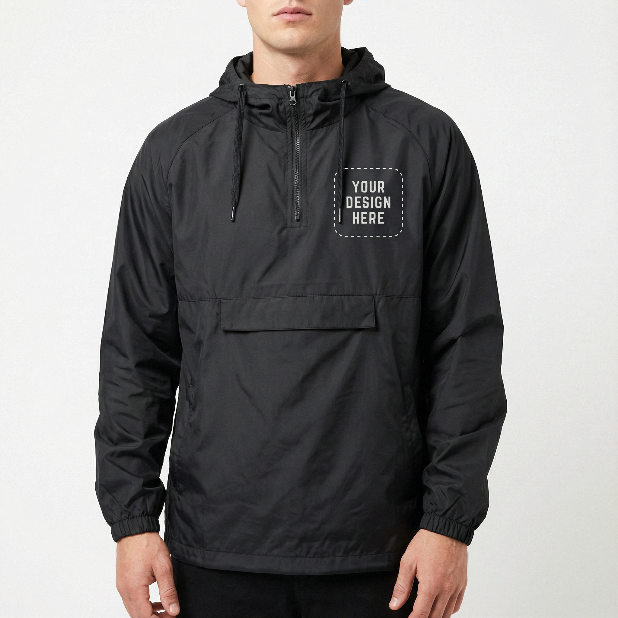 Lightweight Packable Windbreaker - Embroidery