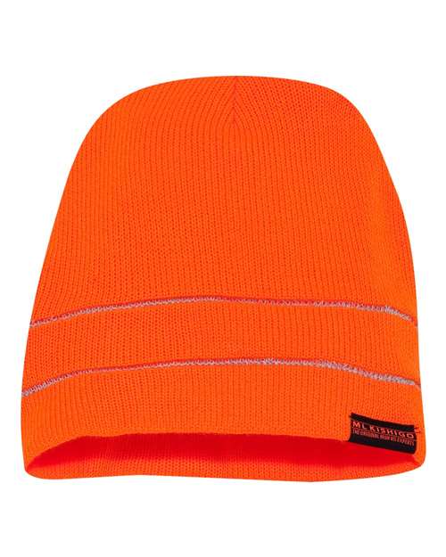 Hi-Vis Reflective Knit Beanie - Embroidery