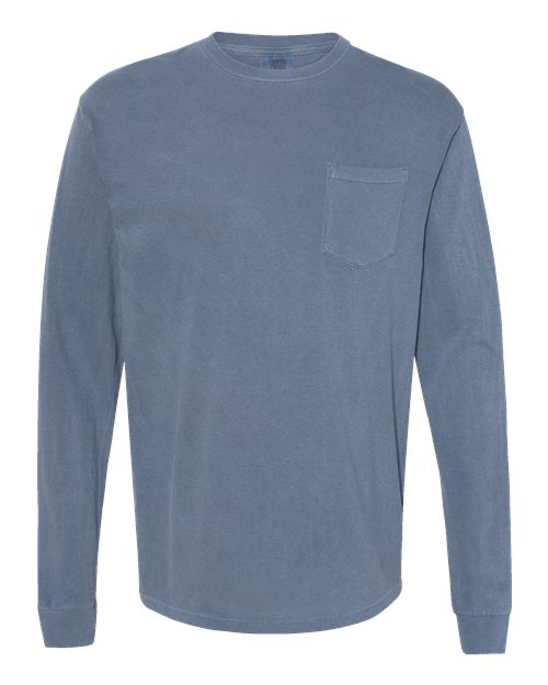 Unisex Heavyweight L/S Pocket Tee