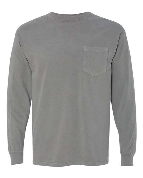 Unisex Heavyweight L/S Pocket Tee