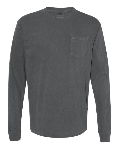 Unisex Heavyweight L/S Pocket Tee