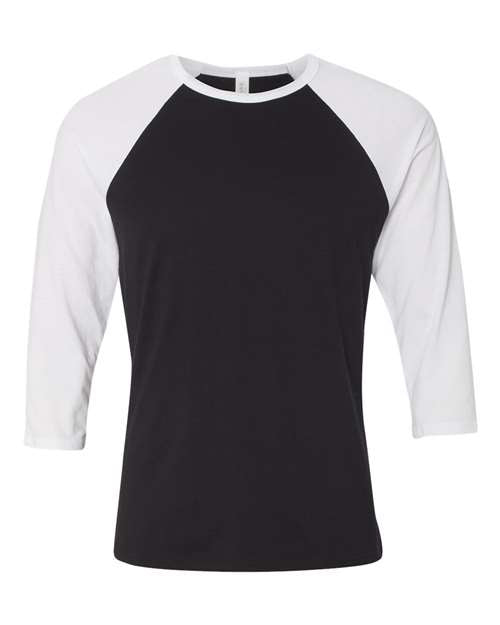 Unisex 3/4 Sleeve Baseball Tee