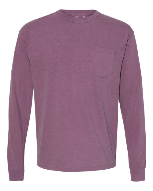 Unisex Heavyweight L/S Pocket Tee