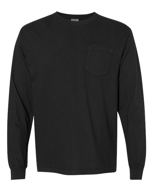 Unisex Heavyweight L/S Pocket Tee