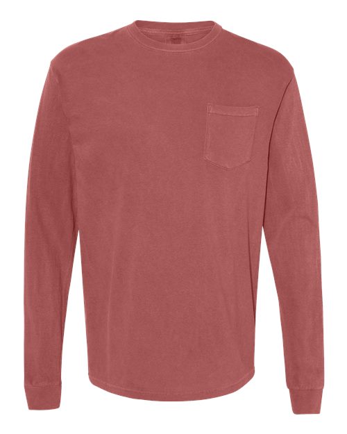 Unisex Heavyweight L/S Pocket Tee