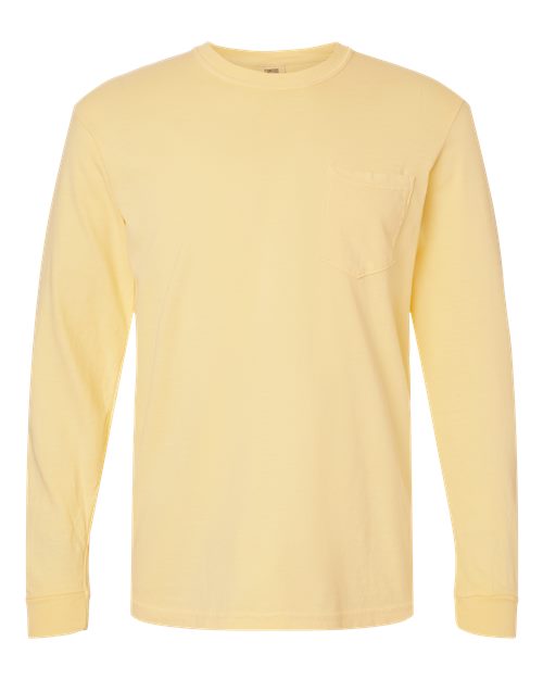 Unisex Heavyweight L/S Pocket Tee