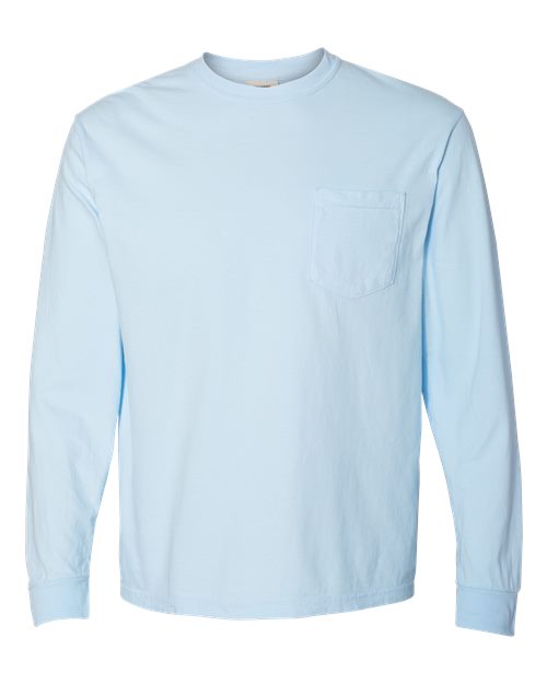 Unisex Heavyweight L/S Pocket Tee