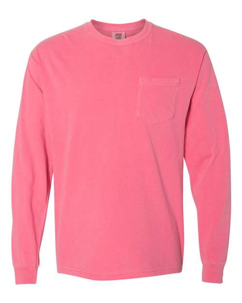 Unisex Heavyweight L/S Pocket Tee