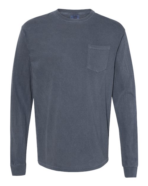Unisex Heavyweight L/S Pocket Tee
