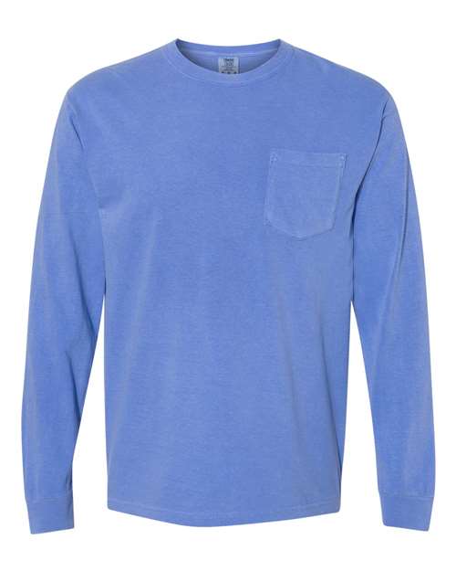 Unisex Heavyweight L/S Pocket Tee