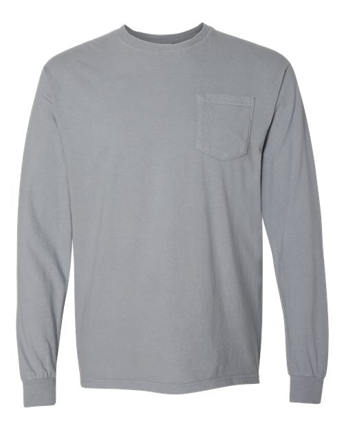 Unisex Heavyweight L/S Pocket Tee
