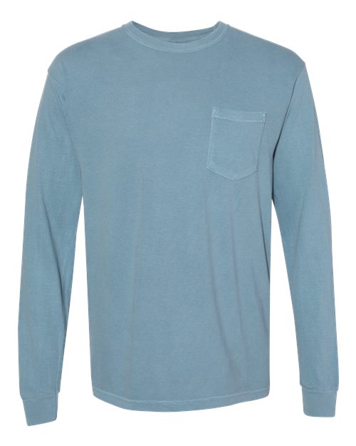 Unisex Heavyweight L/S Pocket Tee