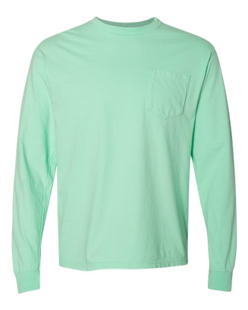 Unisex Heavyweight L/S Pocket Tee