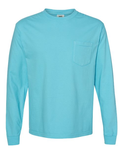 Unisex Heavyweight L/S Pocket Tee