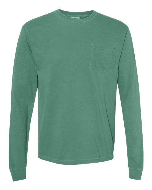 Unisex Heavyweight L/S Pocket Tee