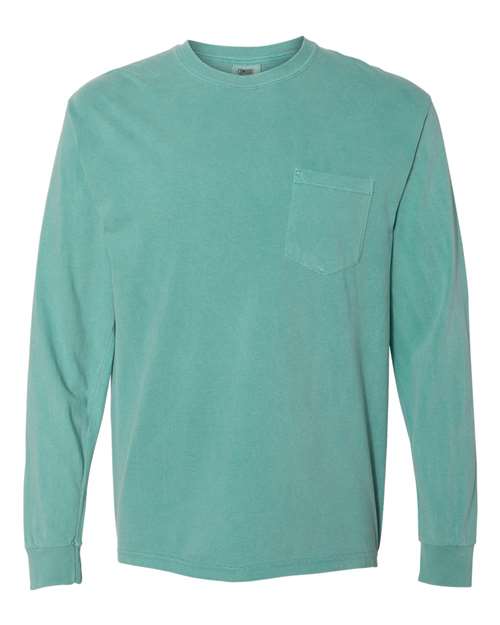 Unisex Heavyweight L/S Pocket Tee