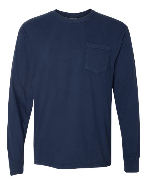 Unisex Heavyweight L/S Pocket Tee