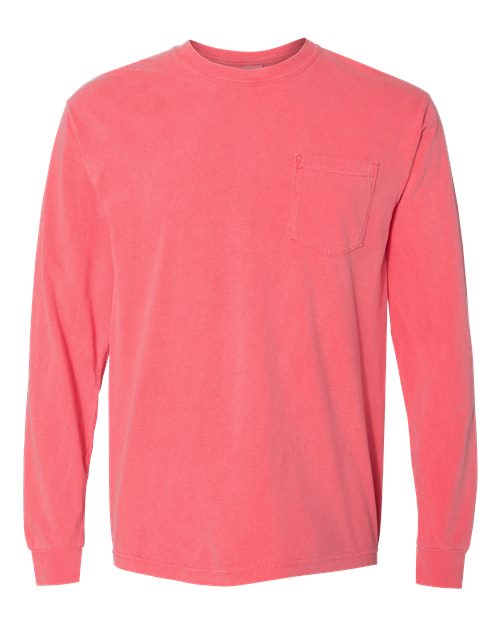 Unisex Heavyweight L/S Pocket Tee