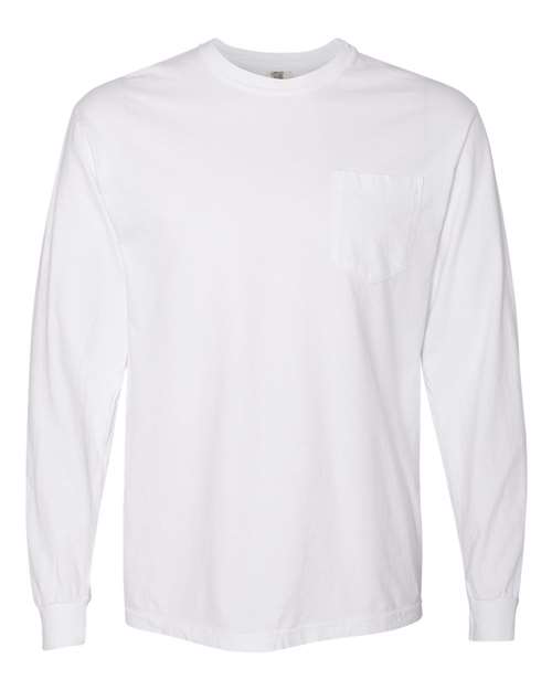Unisex Heavyweight L/S Pocket Tee