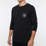 Unisex Long Sleeve Pocket Tee