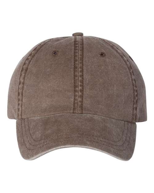 Pigment-Dyed Cotton Cap - Embroidery