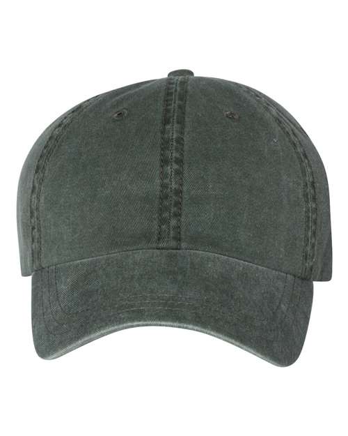 Pigment-Dyed Cotton Cap - Embroidery