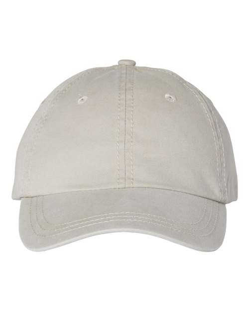 Pigment-Dyed Cotton Cap - Embroidery