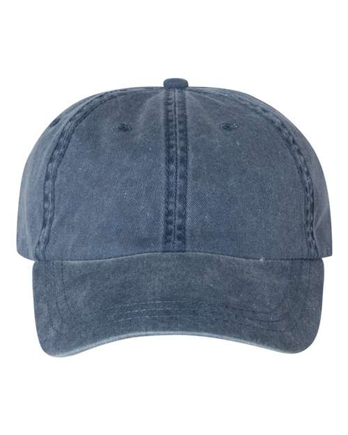 Pigment-Dyed Cotton Cap - Embroidery