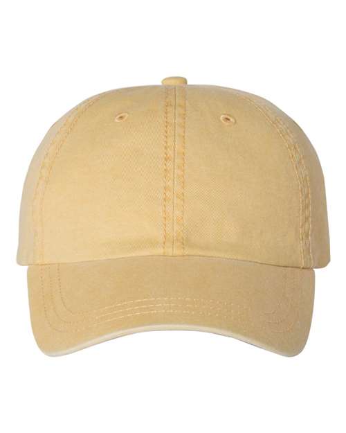 Pigment-Dyed Cotton Cap - Embroidery