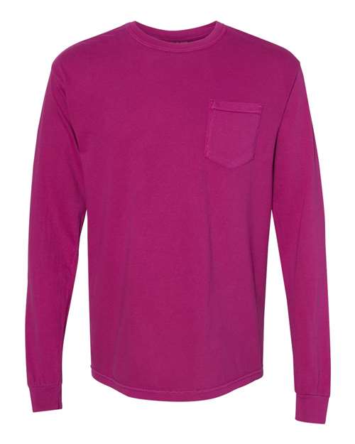 Unisex Heavyweight L/S Pocket Tee