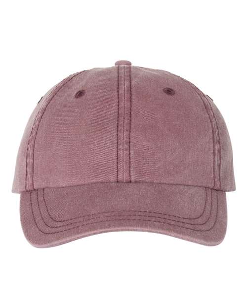 Pigment-Dyed Cotton Cap - Embroidery