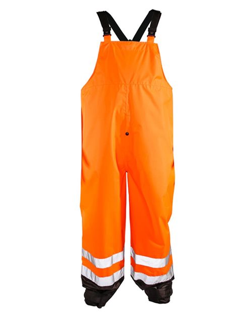 Unisex Waterproof High-Visibility Safety Bib Pants
