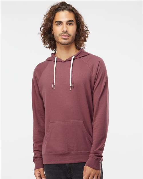 Unisex Lightweight Loopback Terry Hoodie