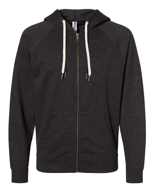 Unisex Lightweight Full-Zip Hoodie