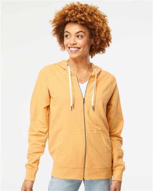 Unisex Lightweight Full-Zip Hoodie