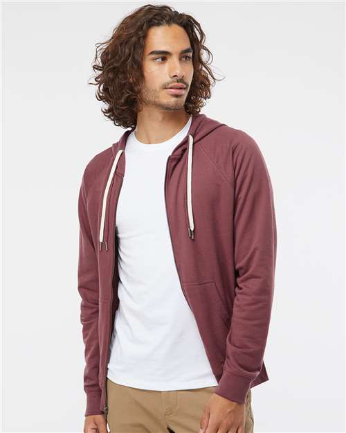 Unisex Lightweight Full-Zip Hoodie