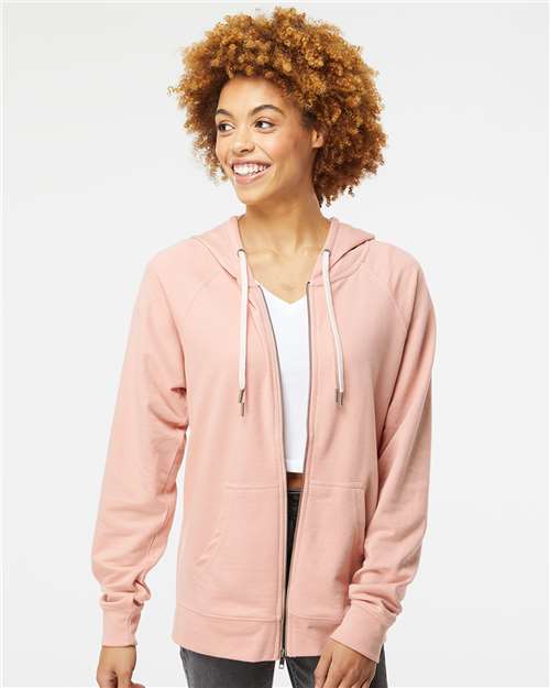 Unisex Lightweight Full-Zip Hoodie