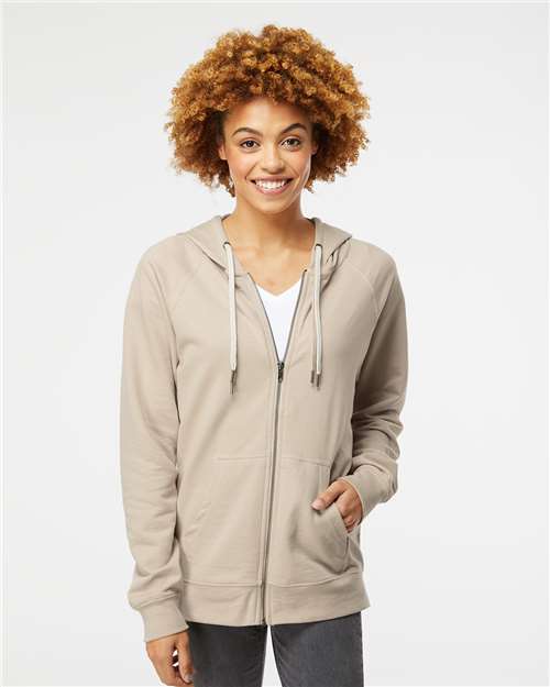 Unisex Lightweight Full-Zip Hoodie