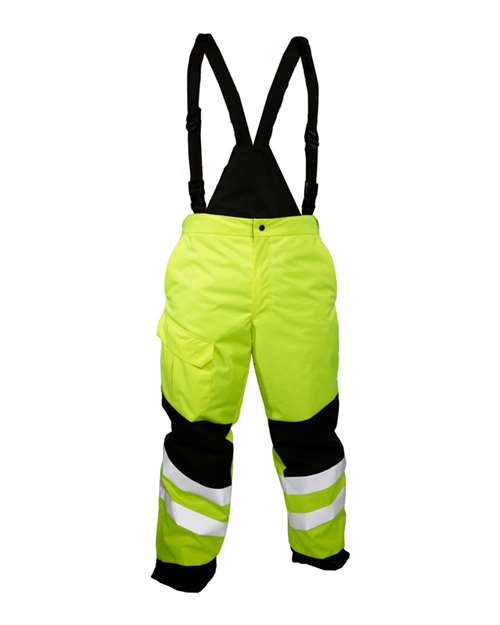 Unisex Insulated Hi-Vis Waterproof Work Pants