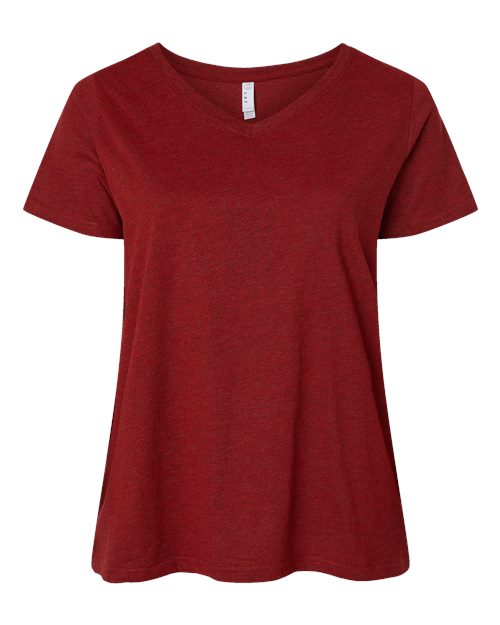 Women’s Curvy V-Neck T-Shirt