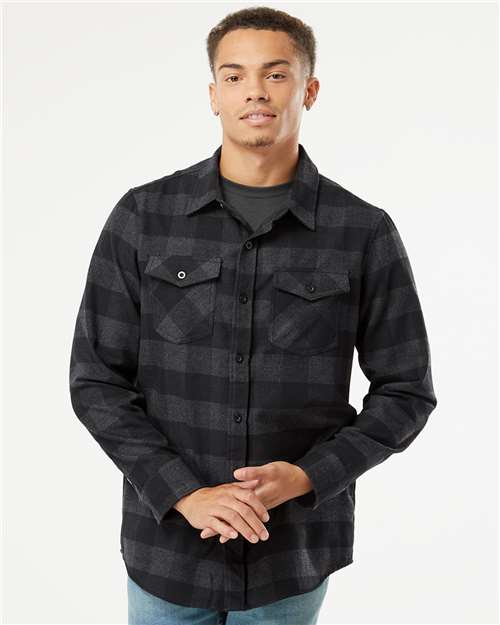 Unisex Flannel Button-Up Shirt