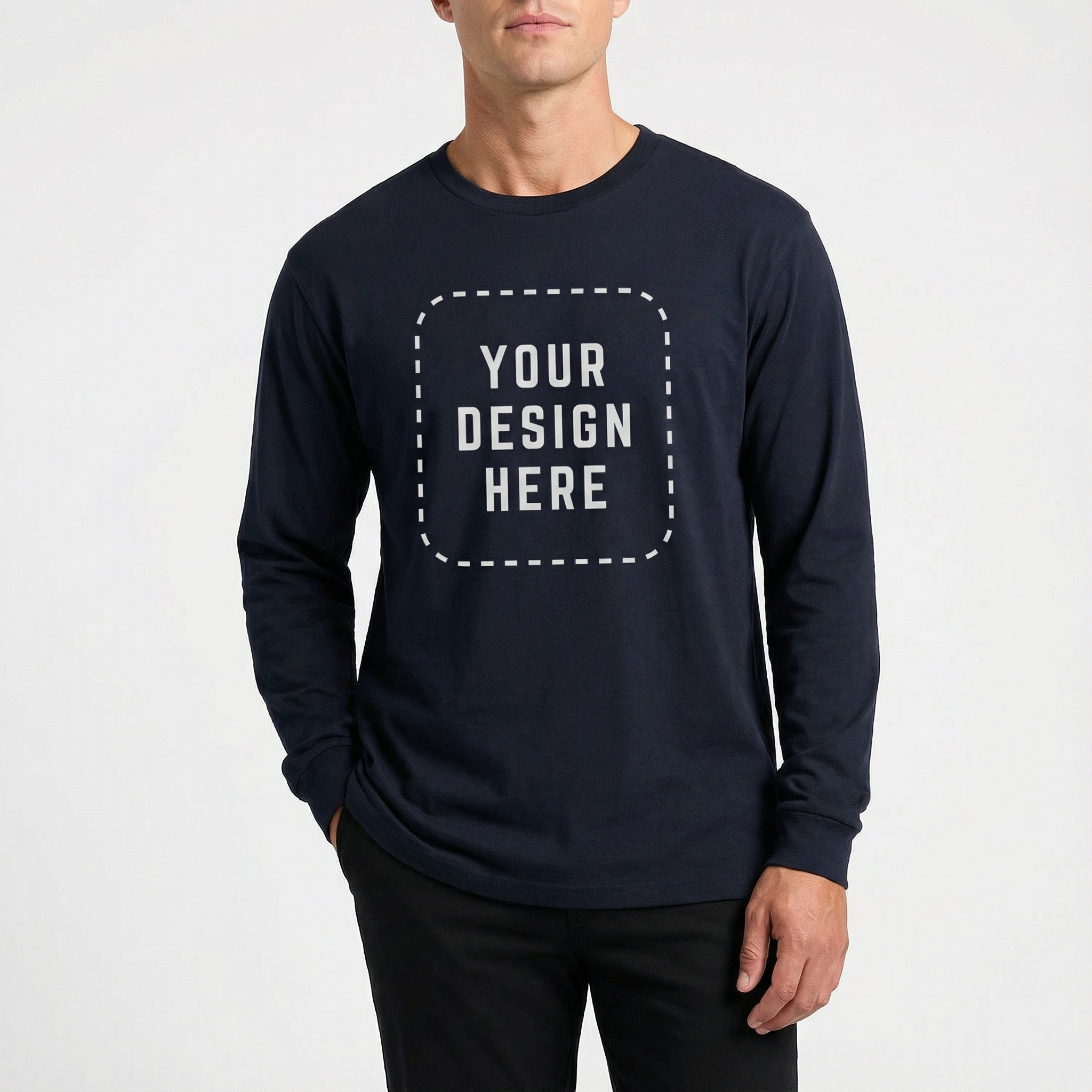 Unisex Mid-Weight Long Sleeve Tee
