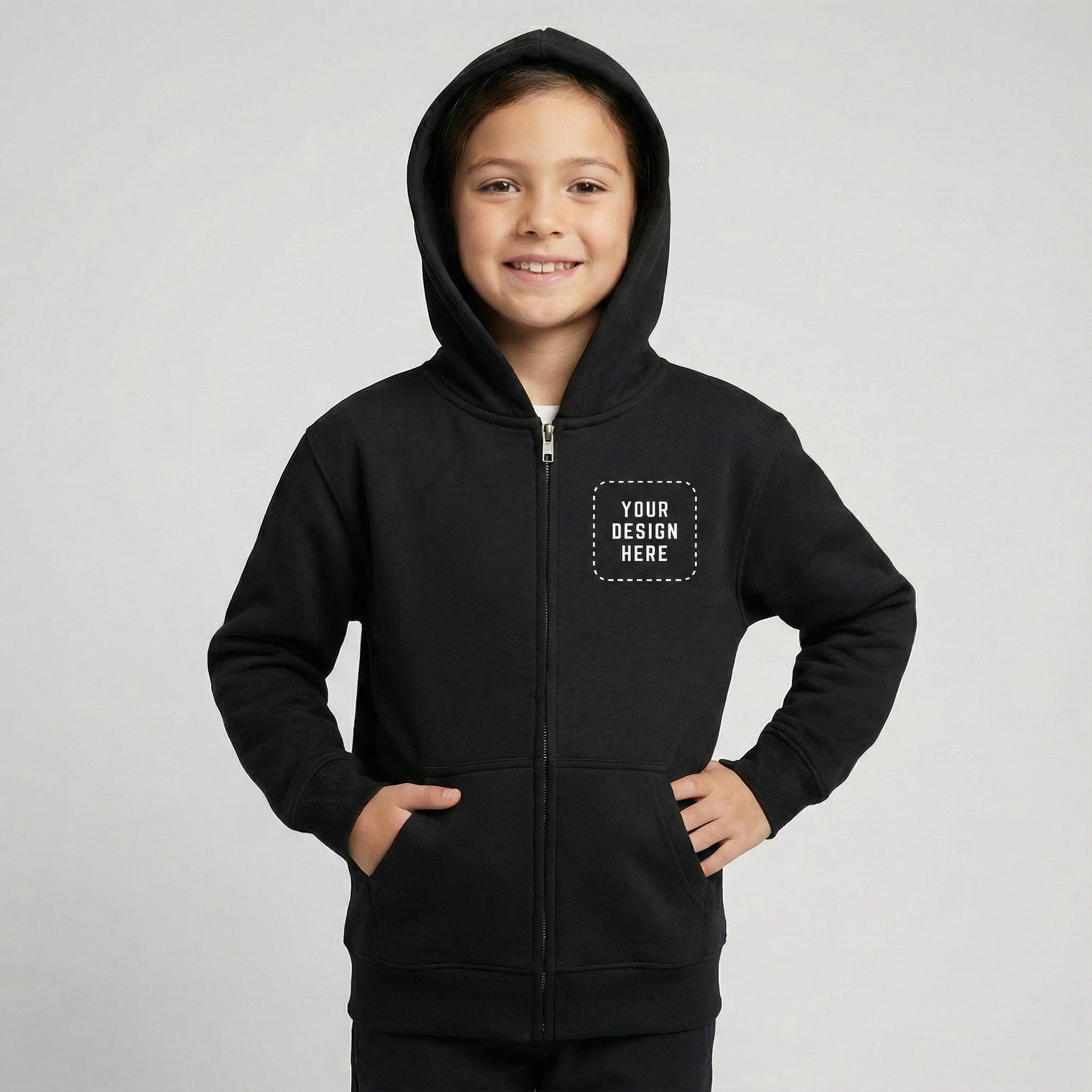Unisex Youth Relax Zip Hoodie