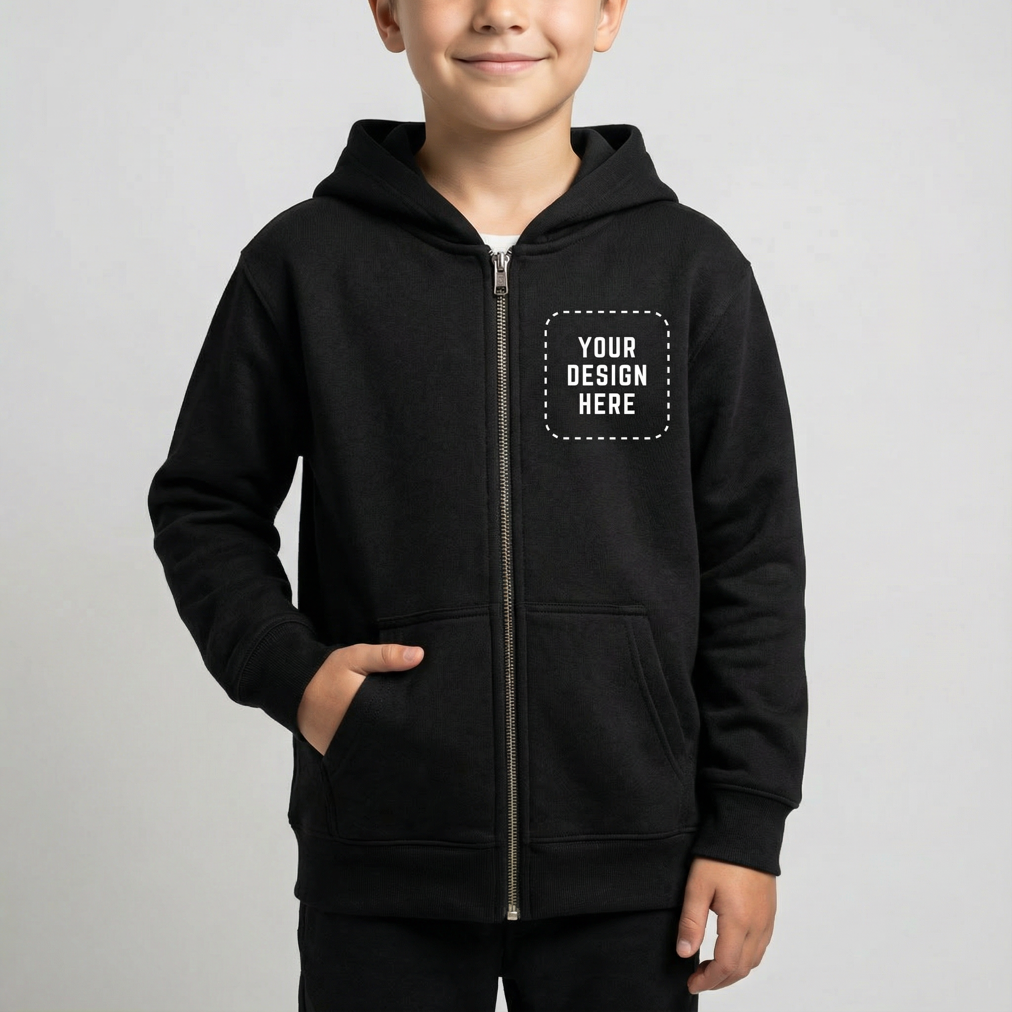 Unisex Kids Relax Zip Hoodie